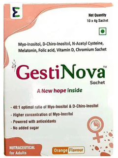 Gestinova Orange Flavour Sachet 4Gm Gestinova Orange Flavour Sachet 4Gm