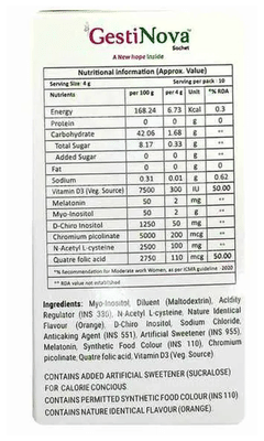 Gestinova Orange Flavour Sachet 4Gm