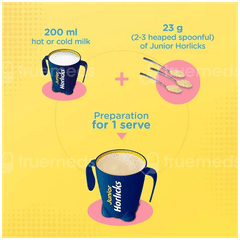 Junior Horlicks Vanilla Flavour Refill Powder 500Gm