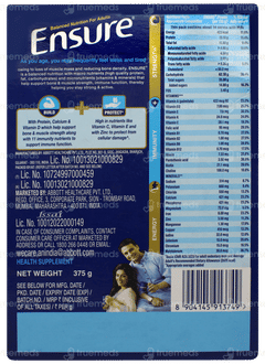 Ensure Vanilla Flavour Refill Powder 375gm