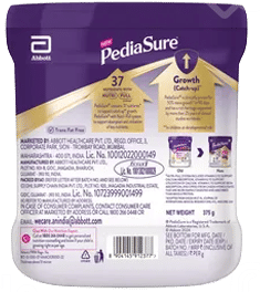 Pediasure New Vanilla Flavour Powder Jar 375Gm