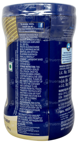 Ensure Vanilla Flavour Powder Jar 375gm