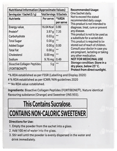 Coredense Collagen Peptides 5.1gm Pack Of 10 Sachets