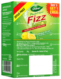 Dabur Pudin Hara Fizz Lemon Sachet 5gm Buy 5 Get 1 Free Dabur Pudin Hara Fizz Lemon Sachet 5gm Buy 5 Get 1 Free