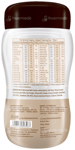 Dr Morepen Weight Gainer Irish Chocolate Powder Jar 500gm