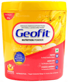 Geofit Banana Flavour Powder 250Gm