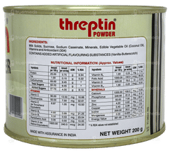 Threptin Vanilla Flavour Powder 200Gm