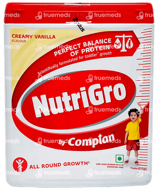 Complan Nutrigro Creamy Vanilla Flavour Powder Jar 400gm