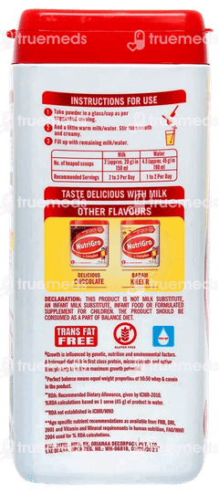 Complan Nutrigro Creamy Vanilla Flavour Powder Jar 400gm