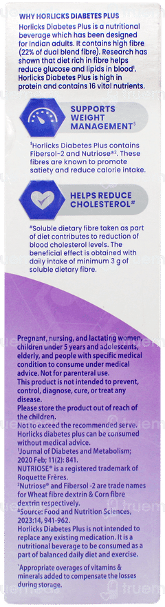 Horlicks Diabetes Plus Chocolate Flavour Refill Powder 400gm