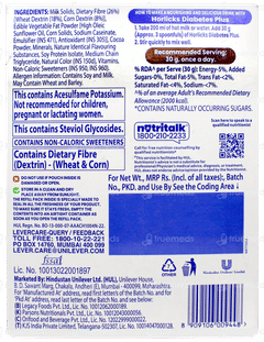 Horlicks Diabetes Plus Chocolate Flavour Refill Powder 400gm