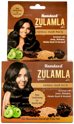 Hamdard Zulamla Herbal Hair Pack 20gm Pack Of 20 Sachets