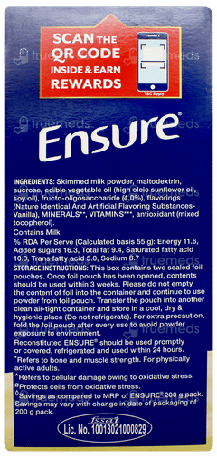 Ensure Vanilla Flavour Refill Powder 950gm