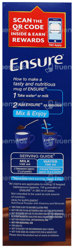 Ensure Chocolate Flavour Refill Powder 375gm