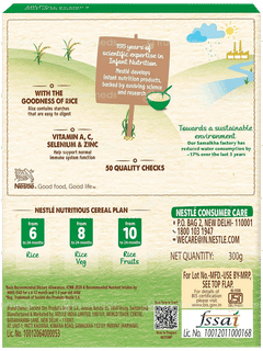 Nestle Nestum Rice Vegetables From 8 To 24 Months Baby Cereal 300gm