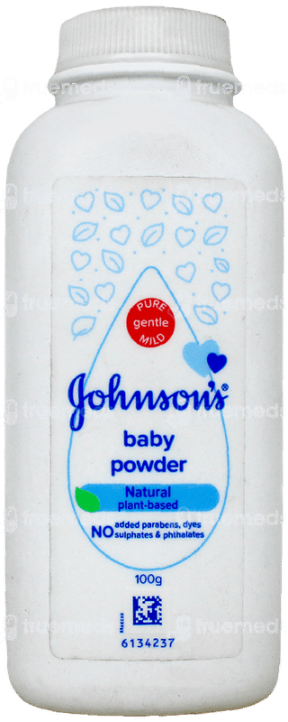 Johnsons Baby Natural Plant Based Powder 100Gm