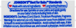 Johnsons Baby Natural Plant Based Powder 100Gm