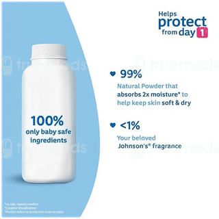 Johnsons Baby Natural Plant Based Powder 50Gm