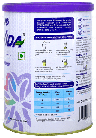 Celevida En Vanilla Flavour Powder 400gm