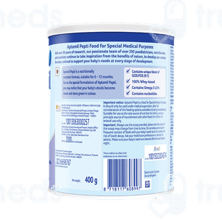 Aptamil Pepti Extensively Hydrolysed Whey Based Formula 0-12 Months Powder 400gm