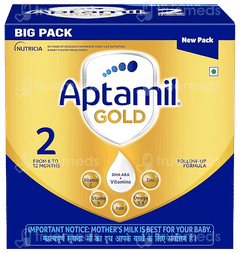 Aptamil Gold Stage 2 From 6 To 12 Months Powder 1200Gm Aptamil Gold Stage 2 From 6 To 12 Months Powder 1200Gm