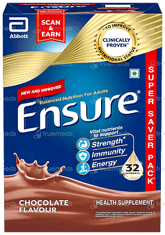 Ensure New And Improved Chocolate Flavour Refill Powder 950gm Ensure New And Improved Chocolate Flavour Refill Powder 950gm