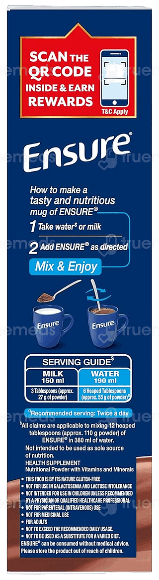 Ensure New And Improved Chocolate Flavour Refill Powder 950gm