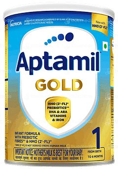 Aptamil Gold Stage 1 From Birth To 6 Months Tin Powder 400gm Aptamil Gold Stage 1 From Birth To 6 Months Tin Powder 400gm