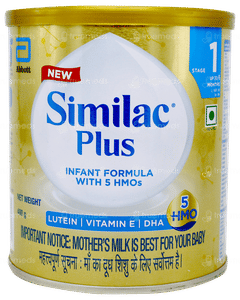 Similac Plus New Infant Formula With 5 Hmo Stage 1 Upto 6 Months Powder 400gm