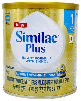 Similac Plus New Infant Formula With 5 Hmo Stage 1 Upto 6 Months Powder 400gm