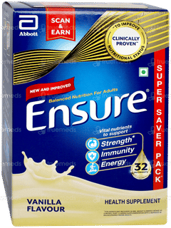 Ensure New And Improved Vanilla Flavour Refill Powder 950gm