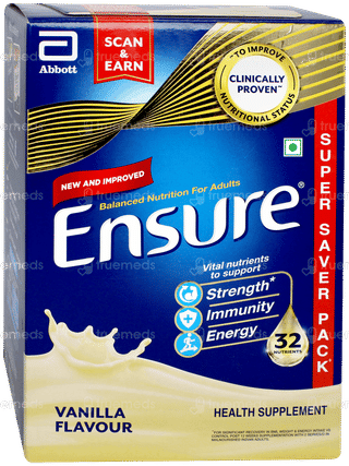 Ensure New And Improved Vanilla Flavour Refill Powder 950gm