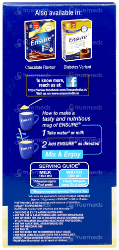 Ensure New And Improved Vanilla Flavour Refill Powder 950gm