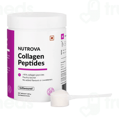 Nutrova Collagen Peptides Unflavoured Powder 300gm