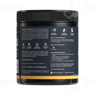 Nutrabay Gold L Arginine Lemon Powder 120Gm