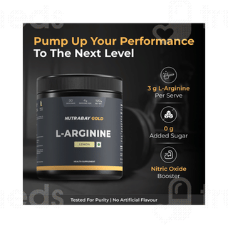 Nutrabay Gold L Arginine Lemon Powder 120Gm