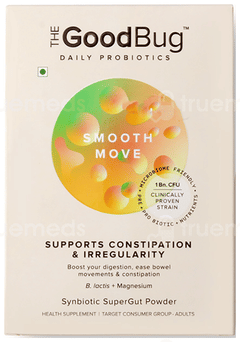The Good Bug Daily Probiotics Smooth Move Powder 4Gm Pack Of 15 Sachets