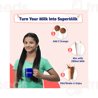 Gritzo Supermilk 13+ Yrs Girls Double Chocolate Flavour Powder 400Gm