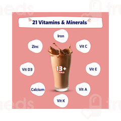 Gritzo Supermilk 13+ Yrs Girls Double Chocolate Flavour Powder 400Gm