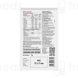 Citro Soda Uti Cranberry Flavour Powder 5Gm