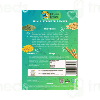 Lakshmi Krishna Slim And Strenght Weight Loss Powder 500gm