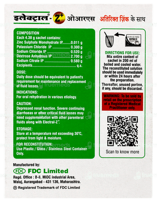 Electral Z+ Powder 4.38gm