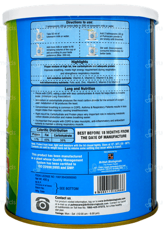 Pulmocare Strawberry Flavour Powder Jar 400gm