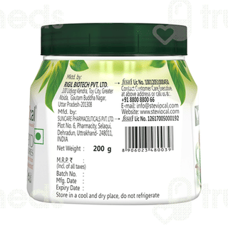 Steviocal Stevia Zero Calories Sweetener 200Gm