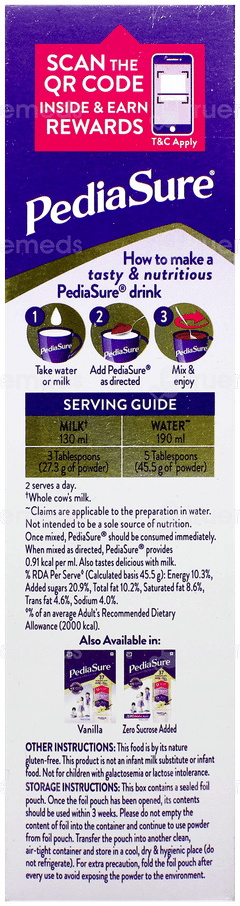 Pediasure Chocolate Flavour Powder 375Gm