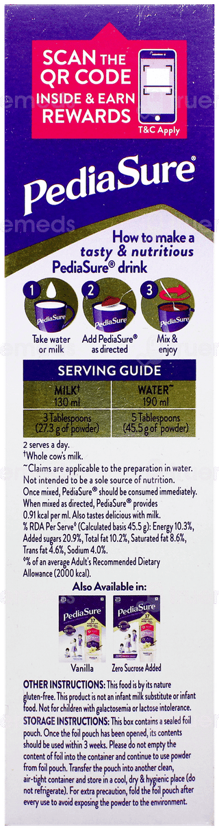 Pediasure Chocolate Flavour Powder 375Gm