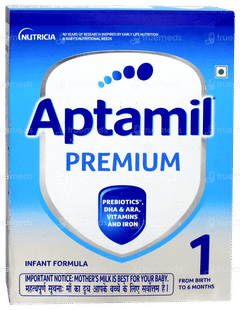 Aptamil Premium Stage 1 From Birth To 6 Month Infant Formula Refill Powder 400gm