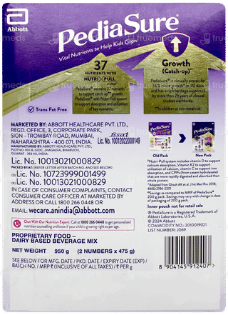 Pediasure Vanilla Flavour Refill Powder 950gm