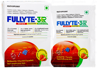 Fullyte 3r Strawberry Flavour Sachet 15gm