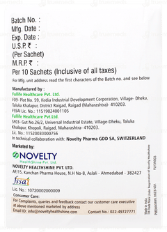 Fullyte 3r Strawberry Flavour Sachet 15gm